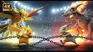 PIKACHU vs AGUMON: Pokemon Unlocks Gigantamax! ⚔ The Monster War part 2