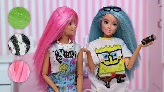 Kira and Rika's Microscope Challenge Vlog [Doll Stop Motion]
