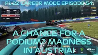 F1 22 Mobile Racing Career Mode Episode 54: A CHANCE FOR A PODIUM? MADNESS IN AUSTRIA!