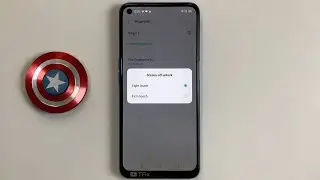 Light touch or hard touch when unlocking fingerprint on OPPO A54 Android 10