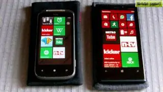 Windows Phone 7 vs Windows Phone 8 / WP7 vs WP8 _ App Speed Comparison [HD]