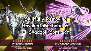 Yu-Gi-Oh! Master Duel | Skillfully Removing Invoked Mechaba & El Shaddoll Contruct
