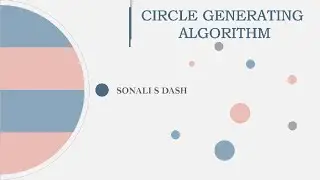#165 || 8 Midpoint Circle Generating Algorithm || Class With Sonali
