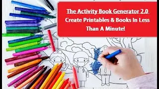 Activity Book Generator 2 0 Review | Demo & Download Link #activitybookgenerator