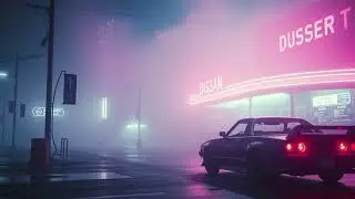 Midnight Glides // 80s Synthwave Chill to Relax & Study