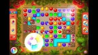 GardenScapes Level 910 no boosters (16 moves)