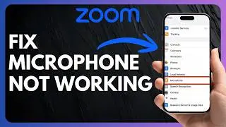 How to Fix Zoom Microphone Not Working