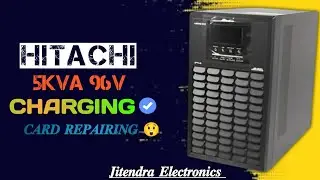 Hitachi UPS Not Charging? | Charger Board Repair Step by Step in Hindi