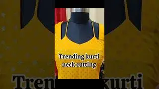 dori kurti neck cutting #shorts #sewing #silai #stitch #tips #neck #blouse #kurti #tricks #tips#diy