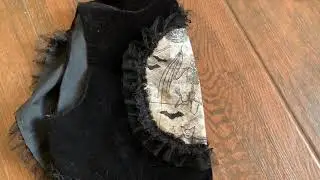 New goth bat vest