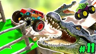 Competition #11: CHAMPIONSHIP '25 Hot Wheels MONSTER TRUCK Racing Alligator Race Ramp Battle