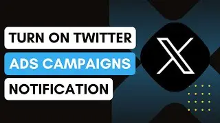 How To Turn On Ads Campaigns Notifications On X Twitter App !
