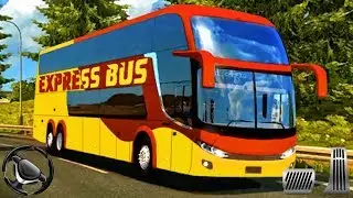 Hill Bus Driving Simulator 2019 - Offroad Bus Racing Game | Android Gameplay