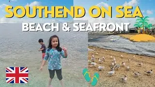 Southend-On-Sea Beach Tour 2023 || Southend Beach and Seafront || Essex England 🇬🇧 ||