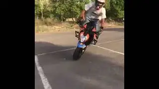 KTM 250 Kangaroo Stoppie