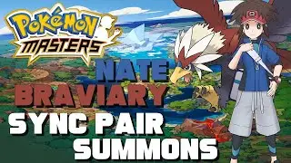 Nate & Braviary Sync Pair Summons!|Pokemon Masters EX