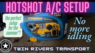 My HOTSHOT A/C SETUP: No more idling! #firman