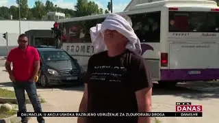 Miro Bulj zavezao oči ručnikom i stao pred autobus: 'Svaki tjedan gori jedan'