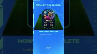 How to complete TOTS Objective Ansu Fati! Easy way to complete fati TOTS! #fifa22 #fifa22 #fifa