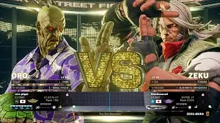 SFV Champion Edition 🔥 oro-pippi (Oro) Vs Dondonarad (Zeku) 🔥 Online Match's 03-21-2023