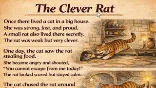 The Clever Rat | How to read English  | English reading practice | English learning ||