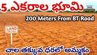 Agriculture Land For Sale | 200 Meters From BT Road |#agriculturelands #farmlands #realestate