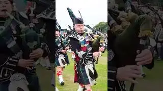 #крупный план #lonachhighlanders #марш во главе с Lonach #pipeband в 2025 году #lonachgathering #...