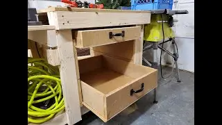 Adding simple drawers to a workbench