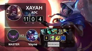 ADC Xayah vs Vayne - LOL EUW Master Season 12 Patch 12.3