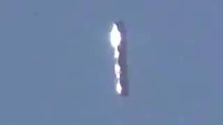 Close Up Cigar Shape UFO