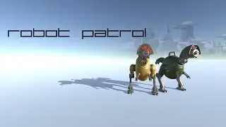 Robot patrol (unity 3D)