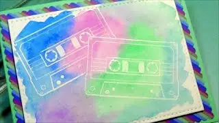 Making a Card: Start to Finish - Watercolor Resist