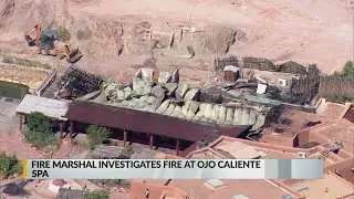Agencies investigate fire that burned down part of Ojo Caliente Spa