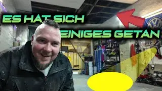 Hallenupdate Januar 🏣 Es wird kalt ❄️ #schrauber #automobile #garage