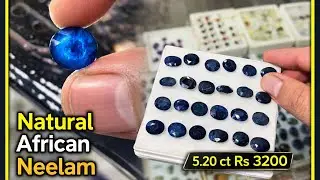 Natural African Neelam Blue Sapphire | Lab Certified Original Stone #0315_5066472 
