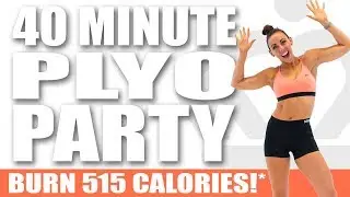 40 Minute PLYO PARTY WORKOUT! 🔥Burn 515 Calories!* 🔥Sydney Cummings