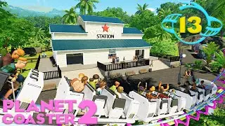 Planet Coaster 2 - Ep. 13 - CRAZY Train Station