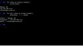Python 3 Tutorial - Dictionaries