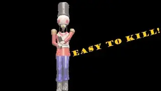 How to kill a nutcracker in lethal company (skip to 1:15)