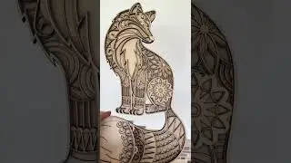 Fox spirit animal Totem animal mandala