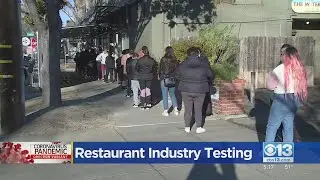 Restaurant Industry COVID Testing, Some Customers Come For Tests