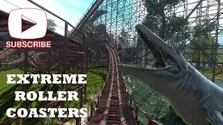 Jurassic World Rebirth Roller Coaster &ndash; Dinosaur Attack Ride (INSANE POV!) #Viral #DinoExperience