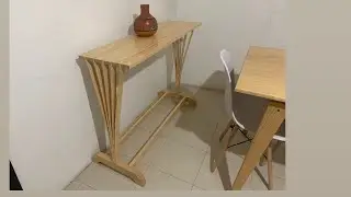 como hacer recibidor de MADERA