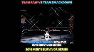 TEAM RAW VS TEAM SMACKDOWN AT SURVIVOR SERIES 2016 PHONK EDITS ☠️