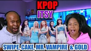 ITZY Blew Us Away 🤯 | First Time Reaction to &ldquo;Swipe,&rdquo; &ldquo;Mr. Vampire,&rdquo; &ldquo;Gold&rdquo; & &ldquo;Cake&rdquo;