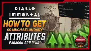 How to Get Massive Secondary Attributes Paragon Tree - 600 Plus - Diablo Immortal