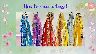 Bohemian Tassel Tutorial [Junk Journal Embellishment]