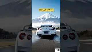 Nissan GTR R35 Godzilla Awakens at Mount Fuji Japan | Cinematic Car Short #shorts #supercars #luxury