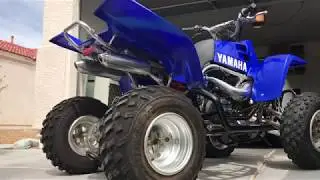 Yamaha Banshee FMF Fatty Pipes with custom Shorty Silencers