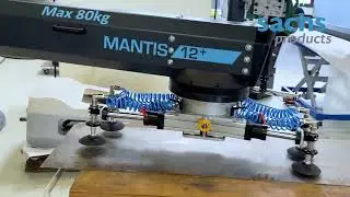 MANTIS &ndash; Parallelarm-Manipulator &ndash; Maschinenbest&uuml;ckung mit Vakuumspinne